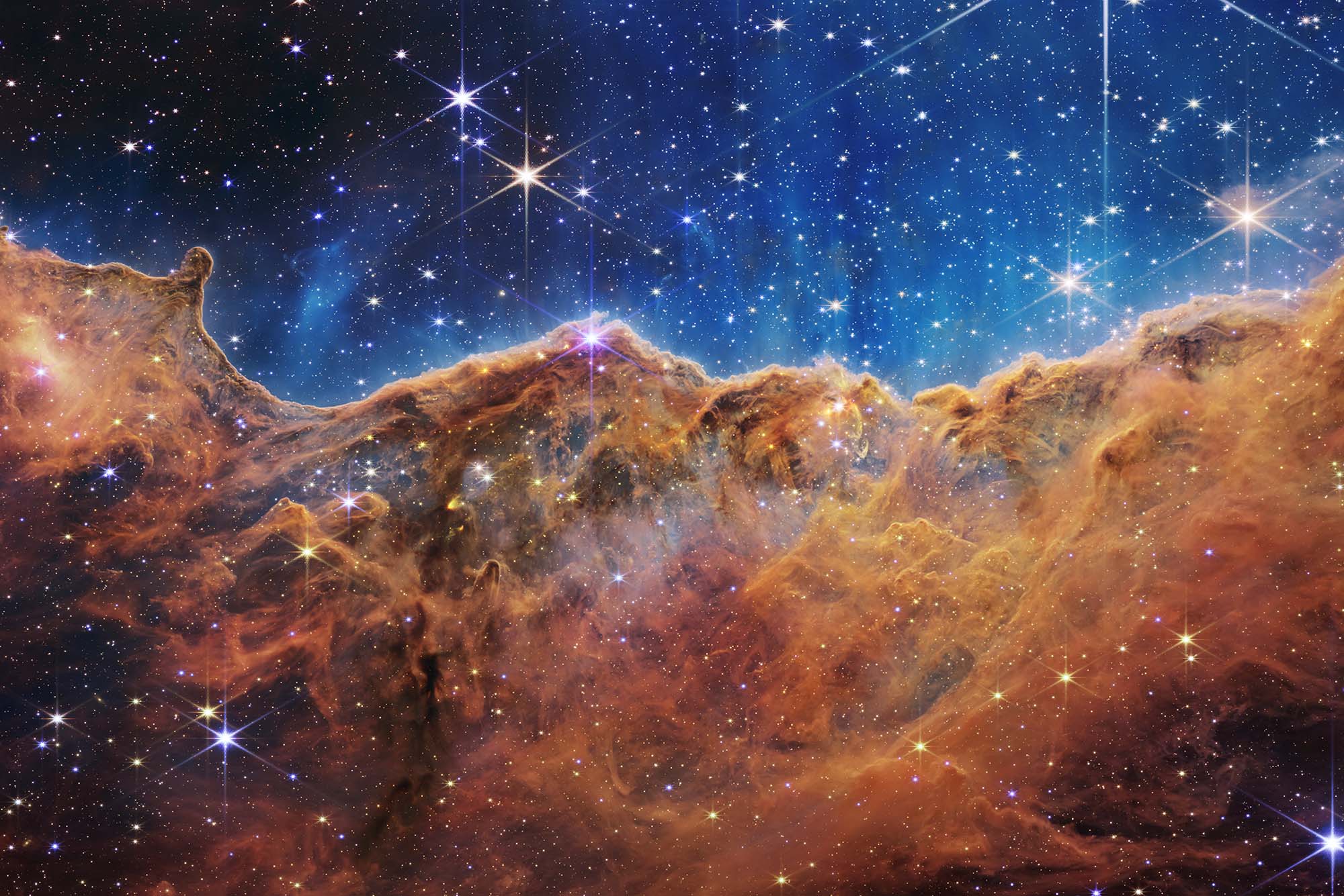 A beautiful deep-space nebula
